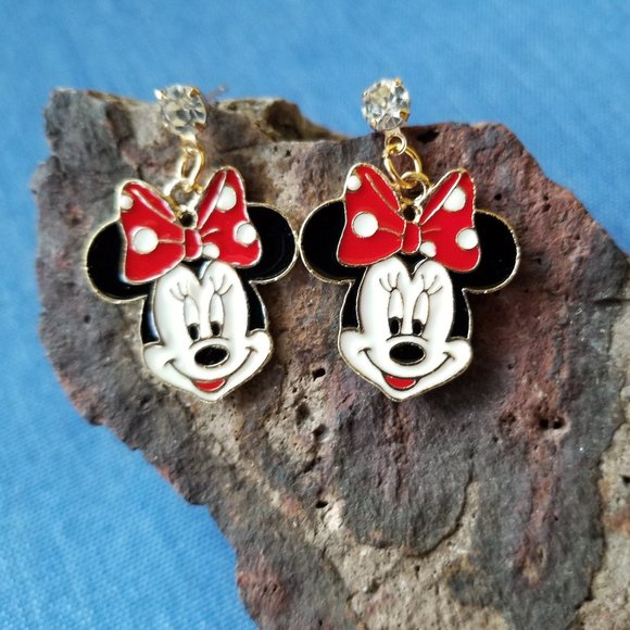 Minnie Mouse Face with Big Red Bow - NWOT - Picture 2 of 4